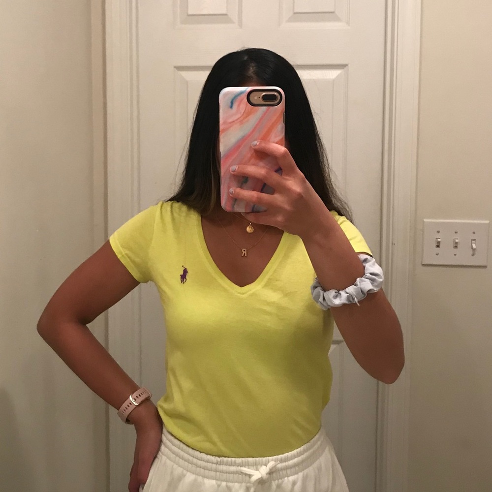 Polo Ralph Lauren Yellow V-Neck